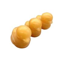 Mini pequeños patos de cristal de Jade amarillo, precio bajo, piedras curativas naturales, artesanías de cristal de pato