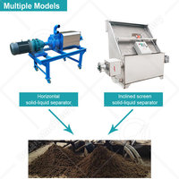 Machine de séparation solide-liquide à vis d'extrusion de déshydratation des excréments en acier inoxydable OCEAN, machine de déshydratation du fumier