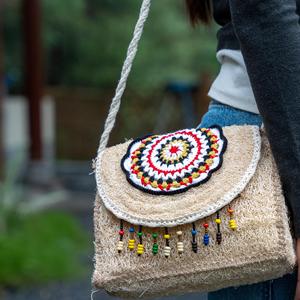 Bolso Bandolera de Lona Ecológica para Mujer, con Flores, Moderno, para Verano, Otoño y Primavera, Venta al Por Mayor - Product Image 4
