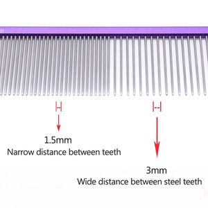 <span class=keywords><strong>Pettine</strong></span> Professionale Baoli OEM per Cani e Gatti, con Aghi Lunghi in Acciaio Inox per Rifinitura e Taglio del Sottopelo - Product Image 3