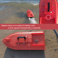 Jabo-Bateau d'appât Dauphin pour la pêche en eau salée avec coque étanche, GPS, retour automatique