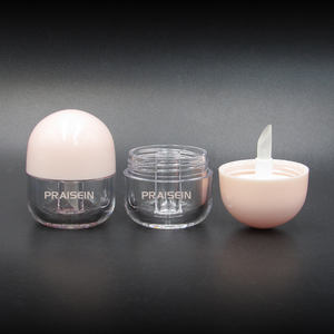 4-5g Tube de brillant à <span class=keywords><strong>l</strong></span>èvres rose avec logo privé personnalisé Emballage de récipient pour masque à <span class=keywords><strong>l</strong></span>èvres en plastique avec applicateur - Product Image 1