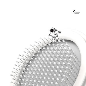 Manufacturer Wholesale <b>Round</b> Design Cat Dog <b>Brush</b> White Green - Product Image 3