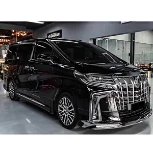 2015-2018 Upgrade to 2019-2020 SC Body Kit Include Front Rear Bumper Grille Side Skirt Auto Parts Suitable for TOYOTA Alphard