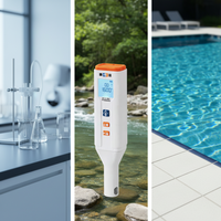Testeur de qualité de l'eau multiparamètres MP-30 : pH, conductivité EC, TDS, salinité, ORP, température, contrôleur à ports remplaçables