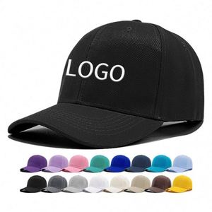 Gorras de Béisbol Deportivas Unisex de Talla Ajustable, Gorras con Logotipo Bordado Personalizado de Alta Calidad, 100% Algodón para Niños y Adultos, Gran Venta - Product Image 1