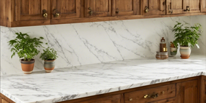 Free Sample 100% Vietnam Artificial Quartz Calacatta Skyline White Big Slab 20mm Thick Modern Kitchen Bathroom Vanity Table Top - Product Image 6