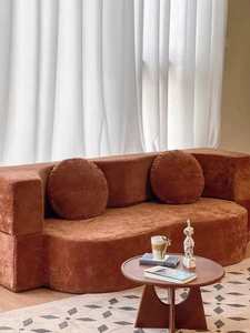 Modern Compressible Modular Sectional <b>Sofa</b> Space Saving Vacuum Pack Couch for Living Room Apartment - Product Image 2