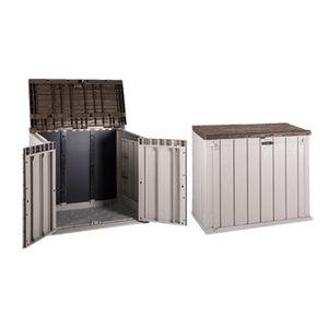 MÓVIL 'STORA' cm 129,5x74,5x111H-color gris/marrón - Product Image 1