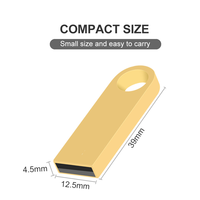 Clé USB 3.0 en métal avec logo personnalisé gravé, 8 Go, 16 Go, 32 Go, 64 Go – Petits cadeaux promotionnels