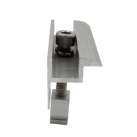 GTERGY GT-MC – Solutions de fixation pour panneaux solaires : Serre-câbles réglables en aluminium pour cadre intermédiaire PV, kit de montage sur poteau pour panneaux solaires