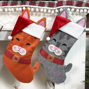 HM-635 Lovely Embroidered <strong>Dog</strong> <strong>Christmas</strong> Puppy <strong>Stockings</strong> <strong>for</strong> Xmas Holiday Party Gifts - Product Image 3
