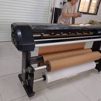 Traceur de découpe vertical à jet d'encre 1900 mm, traceur de motifs CAO HP45 à double cartouche avec nettoyage automatique pour la création de patrons de vêtements