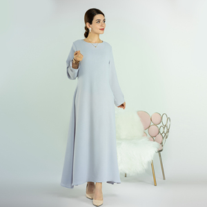 Fashion <strong>Modesty</strong> Islamic Clothing Ladies Abaya Women Muslim Dress Closed Women's Dresses Long Sleeve EID <strong>Style</strong> - Product Image 3