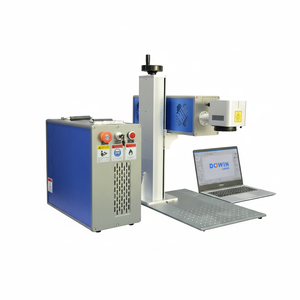La machine d'identification de marquage laser tous métaux de vol UV Co2 de haute précision prend en charge les formats graphiques DXF PLT BMP - Product Image 1