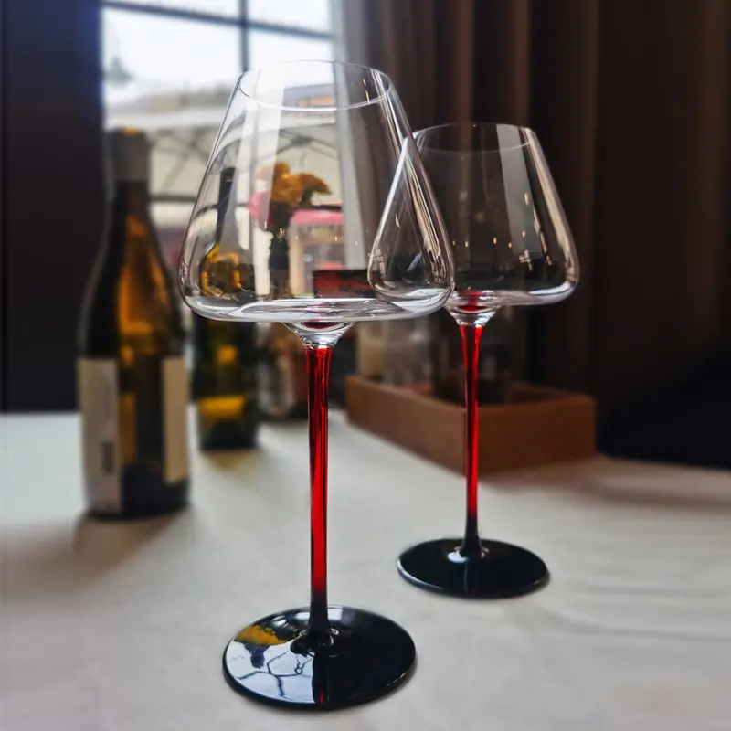 Rotwein glas Verkostung Weinglas Kristall becher Traube Europäische Weingläser
