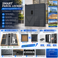 Casillero Inteligente para Paquetes YL con Estructura Desmontable y Ensamblable, Compatible con Desarrollo de Software, Energía Solar, Gabinete de Acero Impermeable