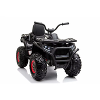 WDXMX607 Voiture électrique 12V pour enfants, quad à quatre roues avec suspension, lumières et MP3, pour 5 à 7 ans, grand jouet, cadeau pour enfants