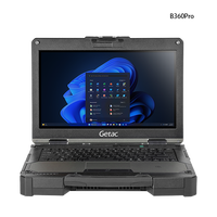 Getac B360Pro Ordinateur portable entièrement robuste Processeur Intel MIL-SPEC Clavier anglais prêt pour la mission