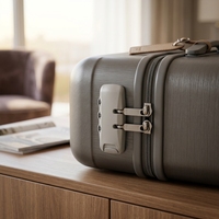 Serrure à combinaison noire en ABS pour valise, sac de voyage et porte-documents
