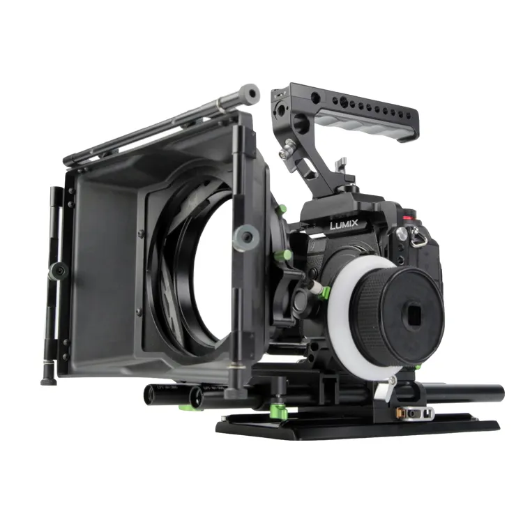 Gearvoo camera cage support vertical shooting function for panasonic lumix cameras  DSLR rigs for video shooting