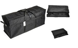 55l 80l 100l <span class=keywords><strong>150l</strong></span> Aeropuerto de viaje Heavy Duty Utility Plegable Impermeable Negro Oxford Bolsa de viaje grande - Product Image 3