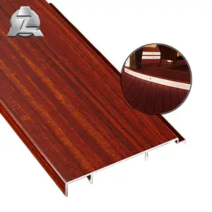 Factory price bond strength aluminium extruding floor plank interlocking flooring