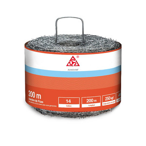 275m 500m rollos de alambre de puas galvanizado calibre 15 16 clôture en fil de fer barbelé de l'usine directe - Product Image 1