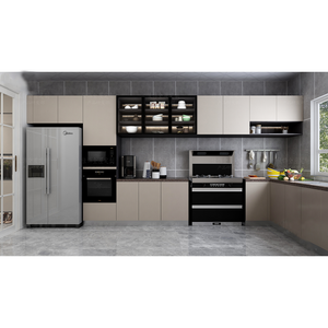 Juego de armario de <span class=keywords><strong>cocina</strong></span> a <span class=keywords><strong>precio</strong></span> de fábrica estilo minimalista muebles para el hogar armario de <span class=keywords><strong>cocina</strong></span> modular - Product Image 3