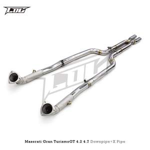 Collecteur d'échappement COC X Pipe pour <span class=keywords><strong>Maserati</strong></span> Gran Turismo GT 4.2/4.7 2008-2023 en acier inoxydable, collecteur d'échappement de compétition - Product Image 3