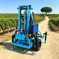 MIKTON MKD-150 Max. 180m – Foreuse hydraulique diesel portable pour puits d'eau avec moteur de pompe pour l'approvisionnement en eau rural en Amérique du Sud