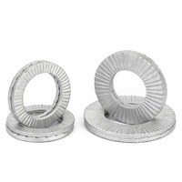 High Quality DIN9250 Double Stack Stainless Steel Flat Washer Locking Double Sided Insert Gasket with Plain Finish Wedge Style