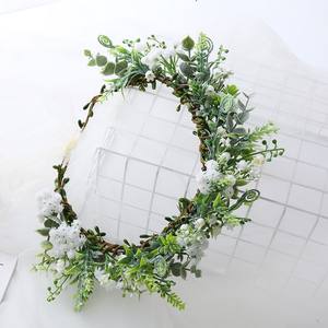 Nuevo Diseño de <span class=keywords><strong>Flores</strong></span> de Tela <span class=keywords><strong>para</strong></span> Novia y Damas de Honor, Accesorios <span class=keywords><strong>para</strong></span> <span class=keywords><strong>el</strong></span> Cabello, Coronas, Diadema Verde <span class=keywords><strong>para</strong></span> Boda - Product Image 3