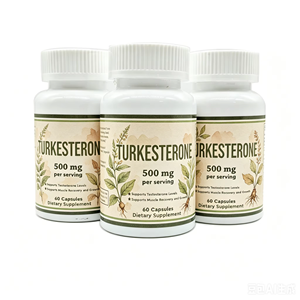 Capsules de Turkesterone en vente chaude OEM, extrait de poudre d'Ajuga Turkestanica, complexe de 60 capsules/flacon pour adultes - Product Image 1