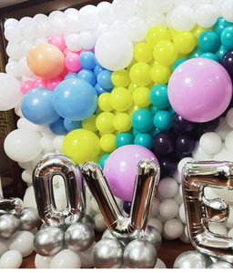 Feng Che 18 pouces ballons ronds en latex grands ballons géants assortis en latex pour les décorations de mariage d'anniversaire de Noël - Product Image 6