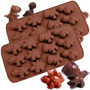Nuevo Molde de Silicona 3D de Dinosaurio de Dibujos Animados para Ceras, Chocolate, Pasteles, Dulces y Manualidades DIY - Product Image 4