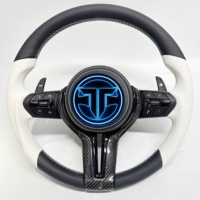 Volant en cuir de qualité supérieure pour BMW F10 F11 F15 F18 F20 F23 F25 F30 F32 F35 F40 F80 E84 E87 E90 E92 Accessoires intérieurs de voiture