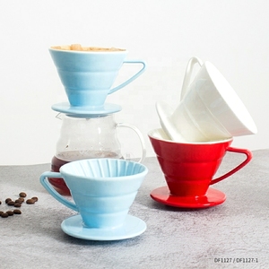 การออกแบบที่หรูหราเซรามิกมือหยดกาแฟดริปเปอร์ถ้วยกรองกาแฟ - Product Image 4
