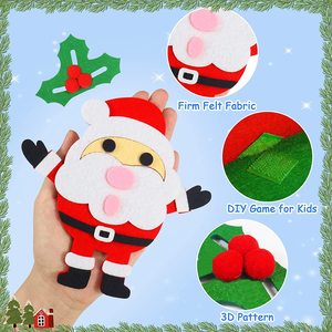 2025 Hot Bán cảm thấy Cây giáng sinh cho trẻ em tường, 32pcs DIY trẻ mới biết đi cảm thấy giáng sinh Xmas cây - Product Image 4