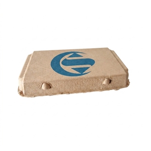 Boîte à œufs en pâte à papier biodégradable écologique à <span class=keywords><strong>12</strong></span> alvéoles avec impression personnalisée des étiquettes intérieures et extérieures pour la vente au détail <span class=keywords><strong>de</strong></span> produits agricoles <span class=keywords><strong>de</strong></span> marque - Product Image 6
