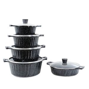 ชุดเครื่องครัวหินทางการแพทย์10ชุดมีดีไซน์คลาสสิกเคลือบด้วยหินอ่อน - Product Image 5