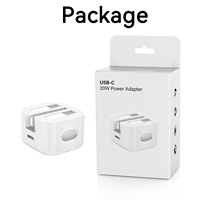Adaptateur USB-C 20W pour la charge rapide des téléphones, vente en gros d'usine, certifié CE/FCC//UKCA/KC, chargeur mural USB Type C pour iPhone