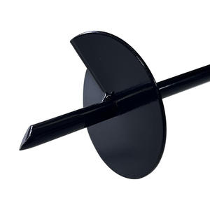 Ancla de tienda de campaña Ningbo, 37 cm, hierro negro, rosca en espiral, multiusos, para camping al aire libre - Product Image 3