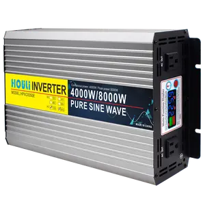 Houli Wholesale Prijs 8000W Off Grid Omvormer Omvormer Pure Sinus Inverter 24V 48V 60V 110V 8000W