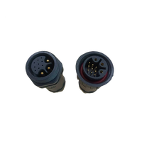 Connecteur d'alimentation étanche pour assemblage extérieur M25, IP68, fixation par vis, contact en cuivre, applications FPC 2-24 broches