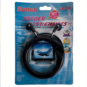 Cuffie stereo Soma da 5 m con clip per ingresso audio esterno - Product Image 1