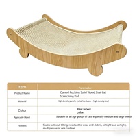 Livraison Rapide Lit d'été en lin pour chat, Griffoir durable pour chat, Démontable, Lavable, Confortable, Hamac pour animaux de compagnie, Solide, Semi-circulaire pour chats