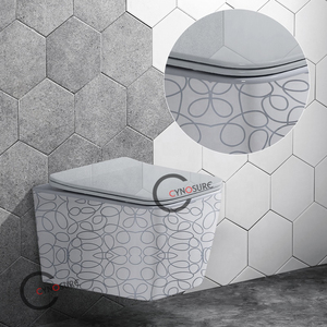 Nouvelle gamme variée de toilettes murales pour hôtels, sanitaires en marbre suspendus au mur - Product Image 2