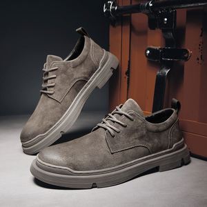 Chaussures décontractées basses en daim tendance de haute qualité pour jeunes hommes, style rétro automne 2025 - Product Image 2