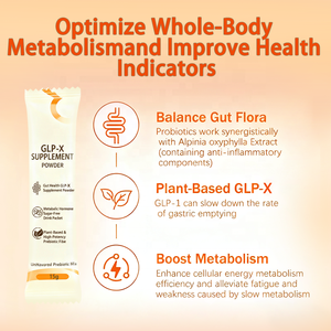 Paket Bubuk Penurun Berat Badan ODM - Stik Minuman Pembersih & Detoksifikasi Jus yang Dapat Disesuaikan, Bubuk Suplemen GLP-X - Product Image 2